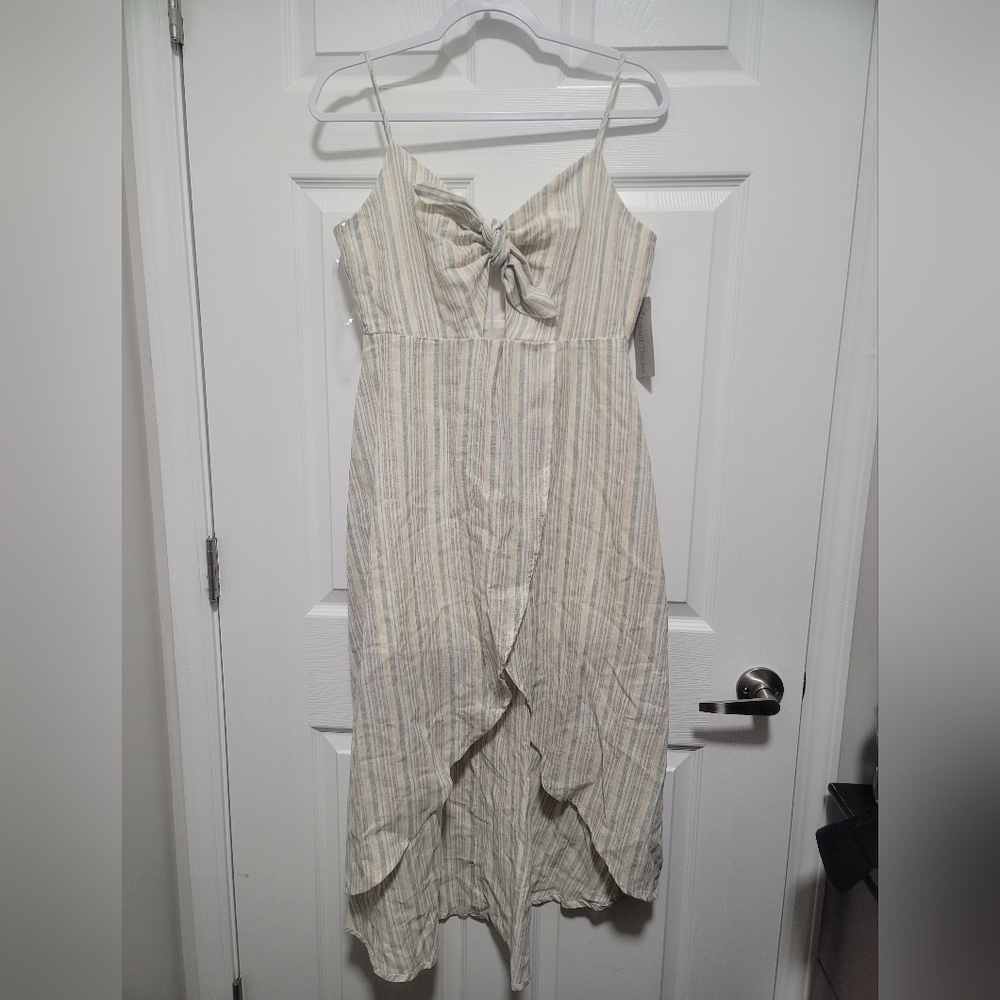 The Cove Women's High Low Striped Dress Size Large